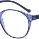 NORPERWIS 5 Pairs Reading Glasses - Standard Fit Spring Hinge Readers Glasses for Men and Women (Black Purple Red Blue Brown, 1.50)
