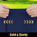Smiry Rectangle Picnic Table Cloth, Waterproof Elastic Fitted Tablecloths for 5 Foot Tables, Washable Polyester Table Cover for Camping, Indoor and Outdoor (Navy, 30"x60")