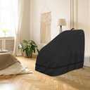Roasivi Massage Chair Cover Waterproof Massage Chair Full Body Protector Zero Gravity Armchair Cover 420D Oxford Fabric with Drawstring and Buckle 59 "L x 36"W x 47.5"H Black