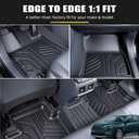 Floor Mats & Cargo Liner Set for 2019-2025 Toyota RAV4 Hybrid&Gas, All Weather TPE Custom Fit Floor & Trunk Protection Mats