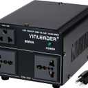 Yinleader 800W Voltage Converter Step Up 110V-120V to 220V-240V & Step Down 220V-240V to 110V-120V Power Transformer w/US Power Cord,Circuit Breaker Protection (VTUS-800)