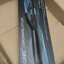 Bio Ionic Long Barrel Curling Iron, Moisture Heat Technology & NanoIonic MX, 1.5 Inch (Soft Curls), Black 