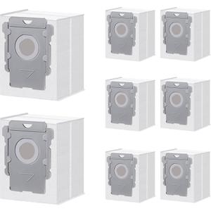 ApexOne 8 Pack Vacuum Bags for iRobot Roomba i, j, s Series, 104 Combo, 105 Combo, 105 Vac, Plus 405 (G185) (G181) Combo, Max 705 Vac, Max 705 Combo, Plus 504 Vac, Plus 505 Combo, Q0520 Robot Vacuum