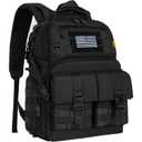 Tactical Camera Backpack for DSLR/SLR/Mirrorless Photography Camera, Camera Bag Case Water-resistant Travel Backpack with 15.6" Laptop Compartment Compatible with Canon