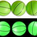 Toys+ 3 Pack! Inflatable Glow in The Dark Mini Basketballs Includes Pump and Needle Magic Shot Pro Mini Hoop Basketballs