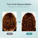 4 x Curly Hairbrush, Curl Defining Brush for Defining Curls, Voluming, Shaping, Styling Tool for Women (Blue)