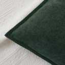 Kevin Textile 14x36 Inch Long Lumbar Cover 1 Pack Soft Boucle Textured Decorative Waterproof Rectangle Cushion Elegant Pillows for Couch Sofa Chair Bed Home Decor Indoor Outdoor Dark Green