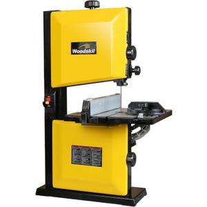 Woodskil 3-Amp 9-Inch Band Saw, 2500FPM Benchtop Bandsaw with Removable Safty Key, Cast Aluminum Table, Steel Base for woodworking