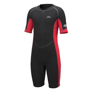 Hevto Kids Wetsuit Shorty Boys Girls Youth 2mm Neoprene Short Wet Suit in Cold Water for Swimming Snorkeling Surfing Diving (K1S-Red, 8)