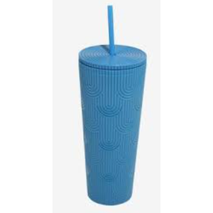 24fl oz Mermaid Tumbler Soft Touch Finish - LT Blue NO LID
