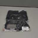 LovelyWholesale Women Cropped Hoodie Zip Up Long Sleeve Crop Top Sweatshirts (Black, XL)