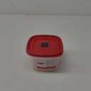 Rubbermaid Easy Find Vented Lid Food Storage Containers 7-Cup Red (1 Count (Pack of 1))