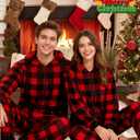 Kidukso Adult Check Onesie Pajamas Comfy Christmas Jumpsuit Zipper Sleepwear Family Matching loungewear for Women Men