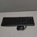 Logitech MK270 Wireless Keyboard and Mouse Combo for Windows, 2.4 GHz Wireless, Compact Mouse, 8 Multimedia and Shortcut Keys, 2-Year Battery Life, for PC, Laptop - Black