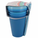  Little Table 17 oz Tumbler with Lid and Straw- Blue, 12 pc