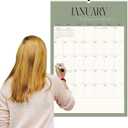 GuassLee Extra Large Wall Calendar 2026-2027,20"x 30" Vertical Jumbo Desktop/Wall Calendar from Jan. 2026 to Jun. 2027,18-Month Hanging Planner with Julian Date for Office Home Organizing