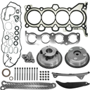 24321-2E010 Timing Chain Kit w/VVT & CPW13795 Head Gasket Kit w/Bolts for Kia Forte Forte5 2017-2018 2.0L, for Hyundai Elantra 2014-2016, for Tucson 2015 2.0L 24350-2E700 24370-2E010 24410-2E000
