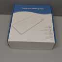 OKK Weighted Heating Pad, 12V Heating Pad for Back Pain Relief, 33"x17" Extra Large Full Body Portable Weighted Heated Pad for Cramps Neck Shoulder, 2lb, 3 Heat Settings, 3 Hours Auto Off Heat Pad (Light Gray)