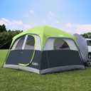 UNP SUV Tent for Camping, 6-Person SUV Tailgate Tent - Easy Set Up with Rainfly, 10'x9'x78in(H)