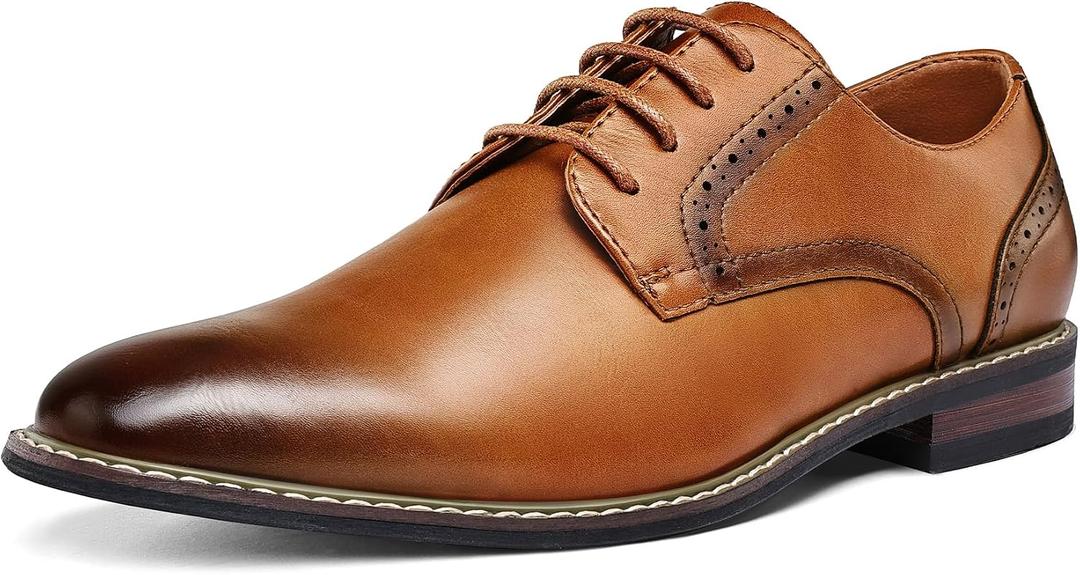 Men's Dress Shoes Formal Classic Business Lace up Oxford Shoes Wide Width, Size 9