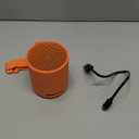 Sony SRS-XB100 Wireless Bluetooth Portable Lightweight Super-Compact Travel Speaker, Durable IP67 Waterproof & Dustproof Shower Speaker, 16 Hour Battery, Versatile Strap, & Hands-free Calling, Orange