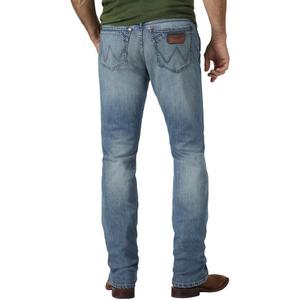 Wrangler Mens Retro Slim Fit Straight Leg Jean (34W x 32L, Jacksboro)