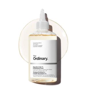 The Ordinary Glycolic Acid 7% Exfoliating Toner, Brightening and Smoothing Daily Toner for More Even-Looking Skin Tone (8.11 Fl Oz (Pack of 1)