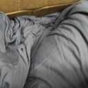 Bedsure King Size Comforter Set - 7 Pieces Dark Grey King Bedding Set for All Seasons, Boho Contrasting Design Bed in a Bag with Comforter, Sheets, Pillowcases & Shams