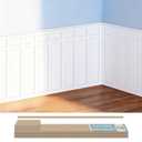 Art3d Premade Paintable Board and Batten Wainscoting Kit, 94.5 x 54 in
