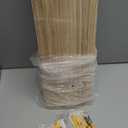 WOPITUES Wood Floating Shelves Set of 6, Shelves for Wall Decor, Farmhouse Shelf for Bedroom, Bathroom Storage Shelves, Book Shelves for Living Room - Rustic Brown (16.5 Inch)