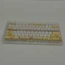 JOLINTAL Cute PBT Keycaps 139Keys, Kawaii Yellow Keycaps XDA Profile, Custom Dye-Sub Keycaps Cartoon Keycaps Set Fit for Cherry MX Mechanical Keyboard (Lovely Clouds)