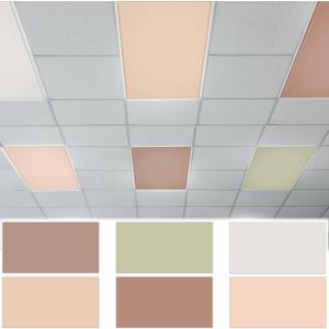 Wiooffen 6 Pcs Fluorescent Light Covers with 60 Magnets Decorative for Classroom Ceiling Light 4 x 2 Feet Magnetic Light Covers Filter Easy Install for Office Hospitals & Home (Neutral Boho)