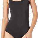 Amazon Essentials Women's Thin Strap one-Piece Swimsuit (Medium)