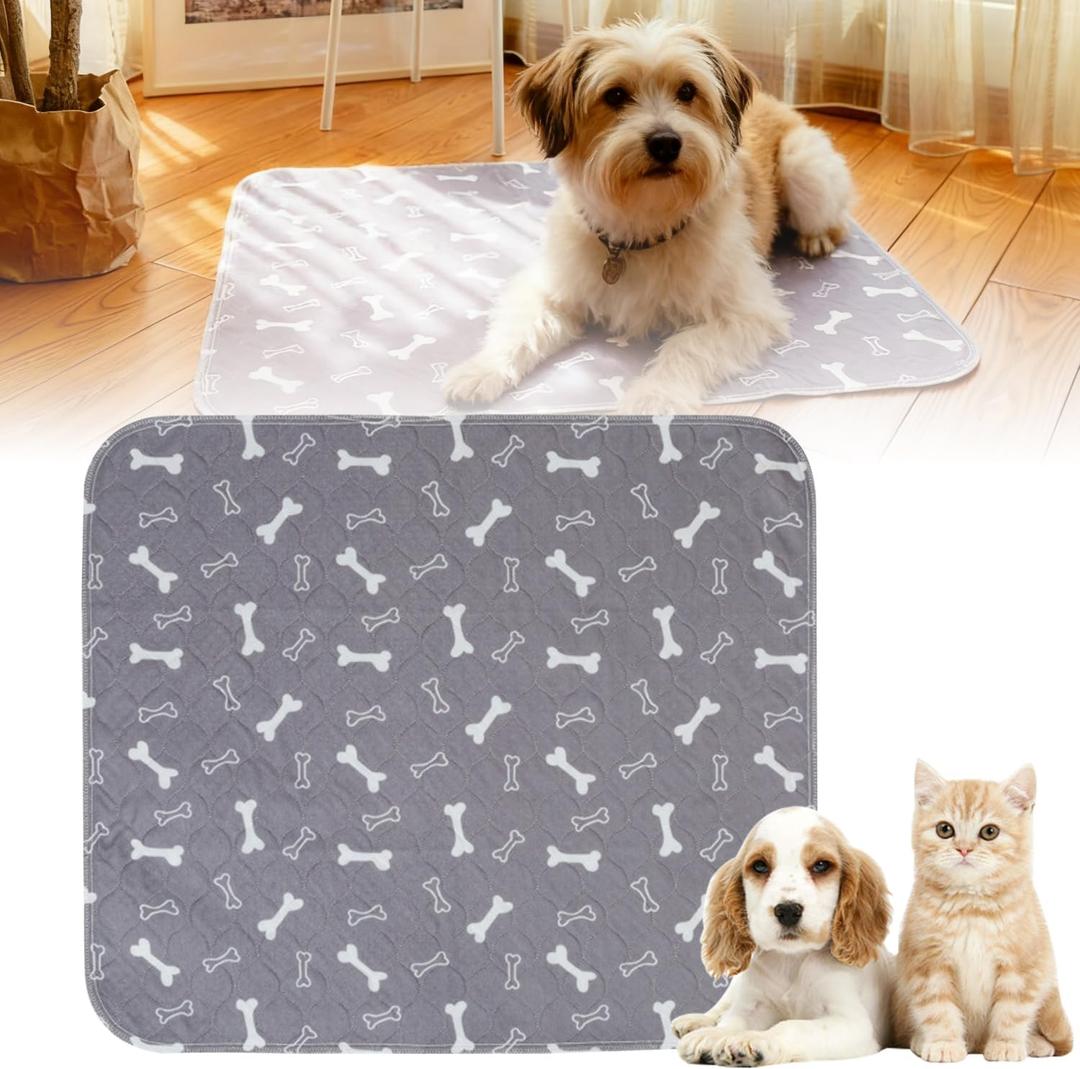 Puppy Pads with Pheromones,Reusable Puppy Pads Washable for Dogs & Cats,Durable Leak-Proof & Anti-Slip Pet Training Pads for Home & Travel (Medium/ 27in31in)