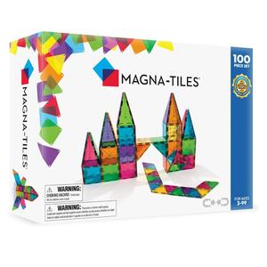 MAGNA-TILES Classic 100-Piece Magnetic Construction Set