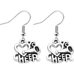 Infinity Collection - Cheer Earrings - Cheer Jewelry for Cheerleaders, Teams, Moms, and Coaches - Non-Tarnish Giftable Accessories