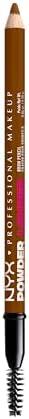 NYX PROFESSIONAL MAKEUP Powder Louder Eyebrow Pencil, Brow Pencil with Buildable Volume For Up To 12HR Wear, Vegan Formula - Auburn