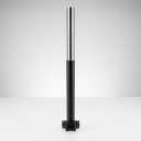 Adjustable Steel Table Leg Replacement Chrome/Black Desk Support Pole Base Mount