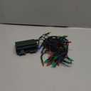 50-Count 8 Modes Christmas Lights with Timer, 18ft Battery Operated String Light Mini Lights Set for Indoor Outdoor Wreath Decor Christmas Tree Thanksgiving Day, Multicolor (Green Wire Multicolor)