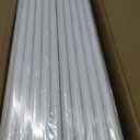 CKE 100 Pack 26" White Round Aluminum Balusters, White Aluminum Spindles with Screws& Conectors for Indoor Outdoor, 3/4" Diameter Hollow Deck Round Balusters for Wood and Composite Deck Balusters