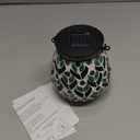 Afirst Mosaic Solar Lanterns Outdoor - Glass Hanging Solar Lights Hollow Out Waterproof Table Lamp Outdoor Decorative for Garden, Patio, Holiday Party Outdoor Decoration