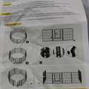 New Thickened Version Dog Playpen, 32 Inch Dog Fences for The Yard, Portable Outdoor Dog Playpen for Large/Medium/Small Dogs, Foldable Metal Dog playpen, with Doors (16 Panels, 32 Inch)