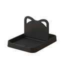 Kitchen Lid Holder Wear-Resistant Lid Rack Countertop Lid Stand Kitchen Gadget Holder Multi-Function Lid Stand Kitchen Essentials Household Lid Organizer Kitchen Utensil Holder (Black)