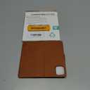 SUANPOT for iPhone 12/12 Pro 6.1" Leather Wallet Case with RFID Blocking, Card Holder, Shockproof Flip Cover, Light Brown