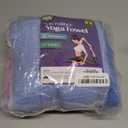 HOMEXCEL Hot Yoga Towels 2 Pack, (26.5" x 72") Non-Slip & Ultra-Absorbent Microfiber Yoga Mat Towels for Hot Yoga, Pilates, Exercise, Fitness, Bikram and Workout, Blue/Pink