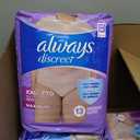 Always Discreet Adult Incontinence Underwear for Women and Postpartum Underwear, XXL, Up to 100% Bladder Leak Protection, 52 Count (4 Packs of 13) (2X-Large)