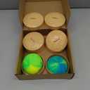 Colorful Dumpling Squishies New Mystery Squishies Dumpling with Box Stress Relief Balls Sensory Toys Desk Squeeze Toys Gift(4PC)