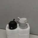 TrendPlain 16 Oz/470 Ml Glass Olive Oil Sprayer For Cooking 2 In 1 Olive Oil Dispenser Bottle For Kitchen Gadgets And Air Fryer Accessories, Salad, BBQ - Black & Ash