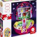 Mattel Games Polly Pocket Mattel Jigsaw Puzzle with 500 Interlocking Pieces & Mini-Poster, Image of Micro Doll Playset, For Collectors & Kids Ages 8 Years Old & Up