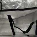 Large Storage Bags: Clothes Storage Bins Foldable Closet Organizers Containers With Handle For Clothing Blanket Comforters Bed Sheet Pillows And Toys Transparent 88l 3 Pack